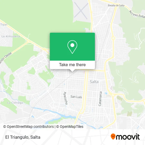 El Triangulo map