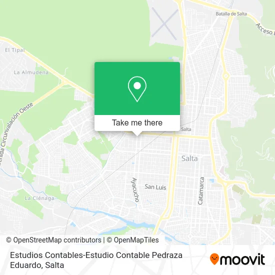 Estudios Contables-Estudio Contable Pedraza Eduardo map