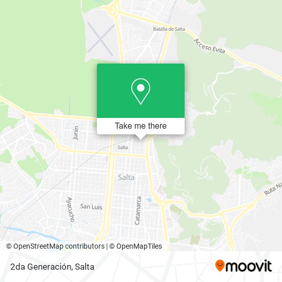 Mapa de 2da Generación