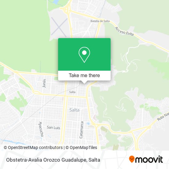 Obstetra-Avalia Orozco Guadalupe map