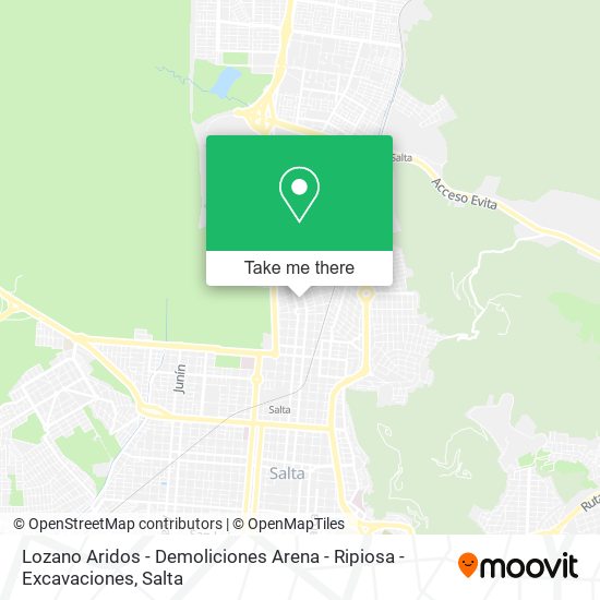 Lozano Aridos - Demoliciones Arena - Ripiosa - Excavaciones map