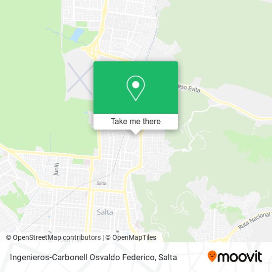 Ingenieros-Carbonell Osvaldo Federico map