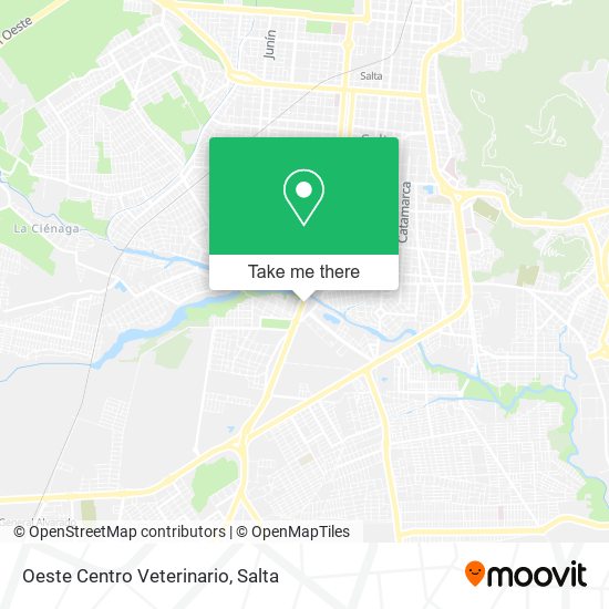 Oeste Centro Veterinario map