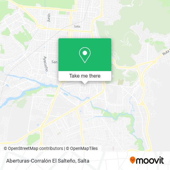 Aberturas-Corralón El Salteño map
