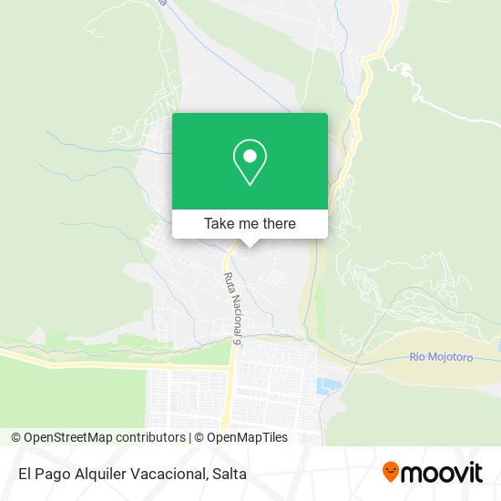 El Pago Alquiler Vacacional map