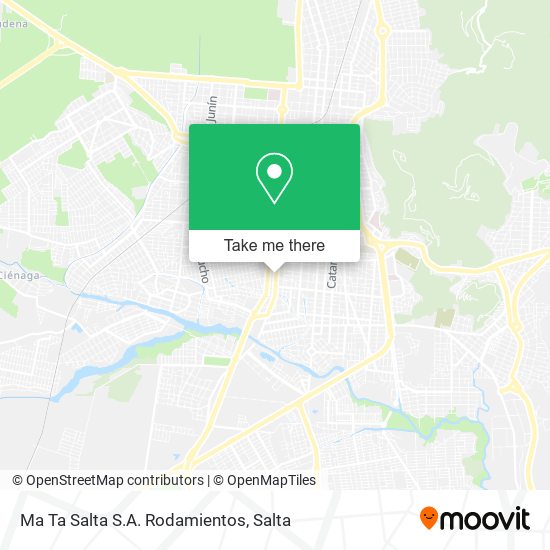 Mapa de Ma Ta Salta S.A. Rodamientos