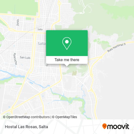 Hostal Las Rosas map