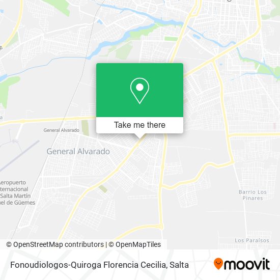 Fonoudiologos-Quiroga Florencia Cecilia map