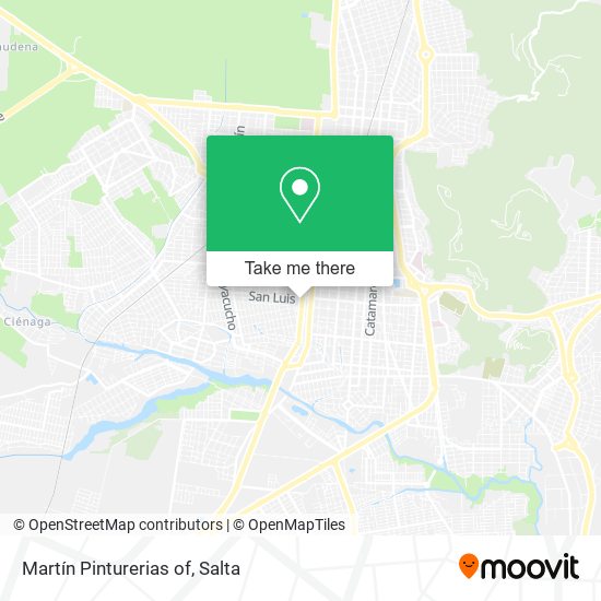 Martín Pinturerias of map
