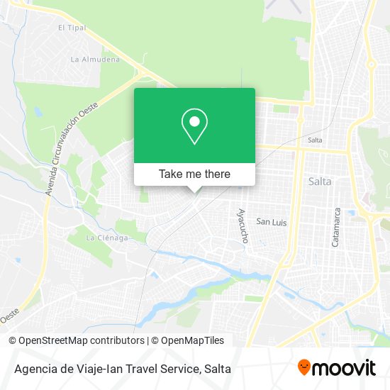Agencia de Viaje-Ian Travel Service map