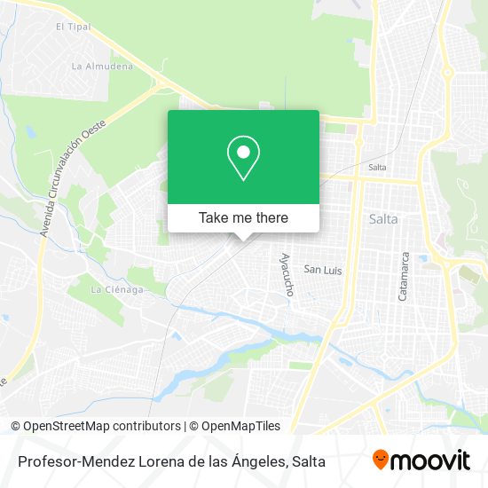 Profesor-Mendez Lorena de las Ángeles map