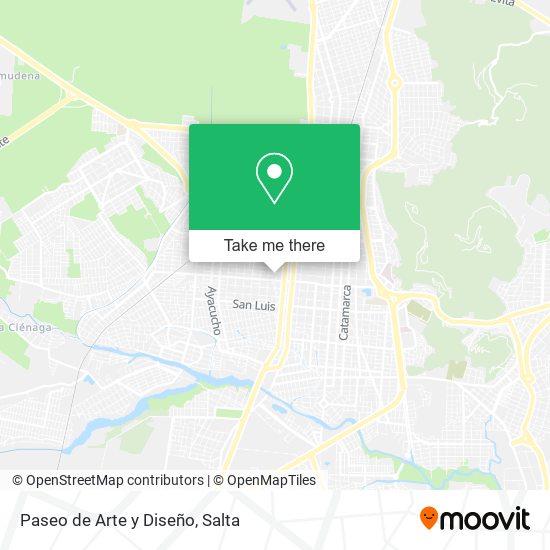 Paseo de Arte y Diseño map