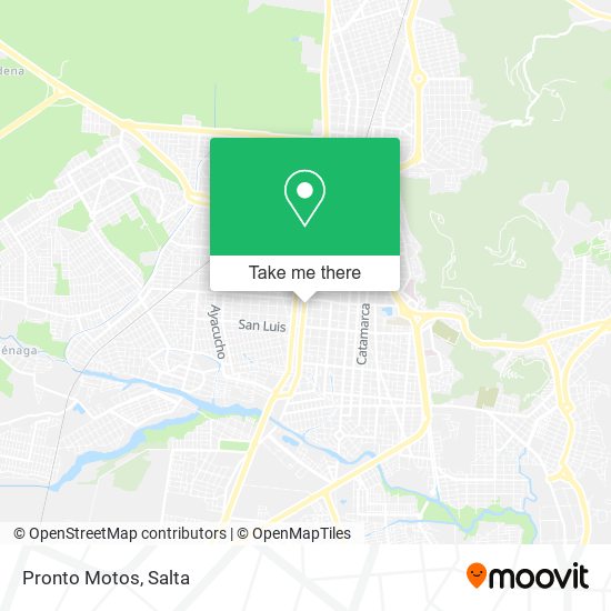 Mapa de Pronto Motos