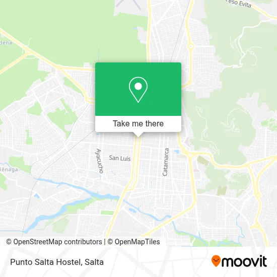 Punto Salta Hostel map