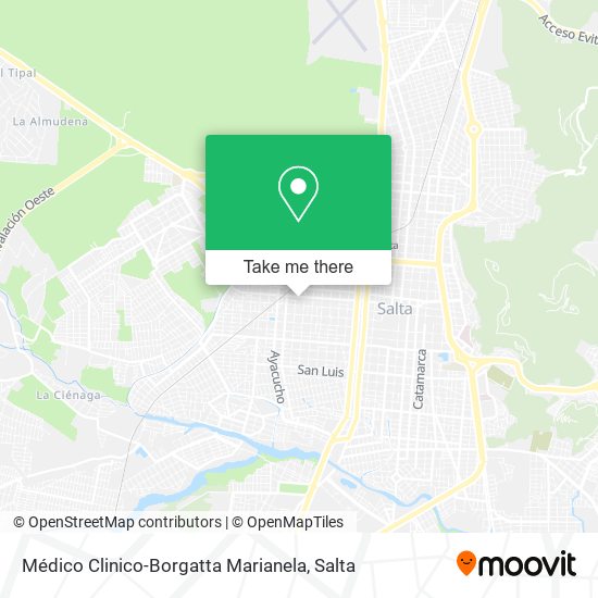 Mapa de Médico Clinico-Borgatta Marianela