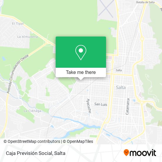 Caja Previsión Social map