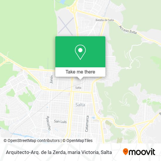 Mapa de Arquitecto-Arq. de la Zerda, maria Victoria