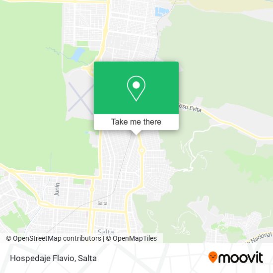 Mapa de Hospedaje Flavio