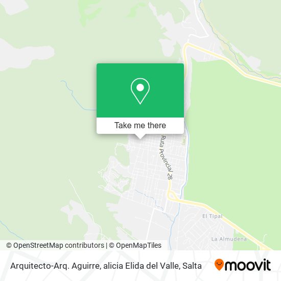 Arquitecto-Arq. Aguirre, alicia Elida del Valle map