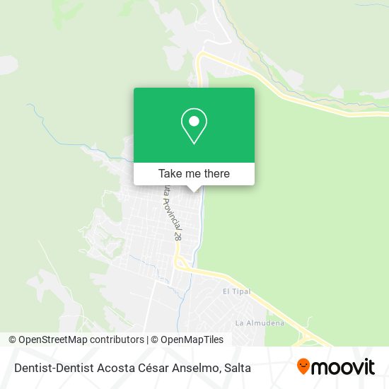 Dentist-Dentist Acosta César Anselmo map