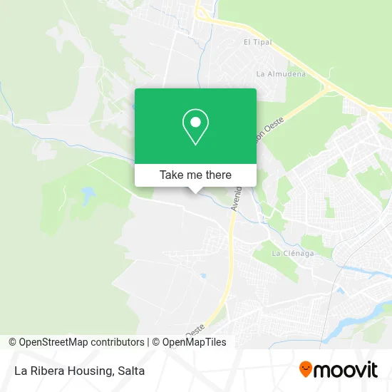 La Ribera Housing map