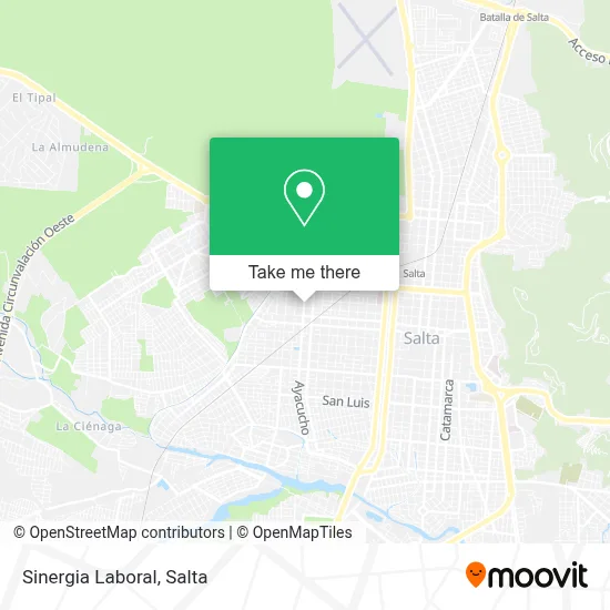 Sinergia Laboral map
