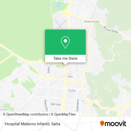 Hospital Materno Infantil map