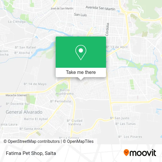 Fatima Pet Shop map