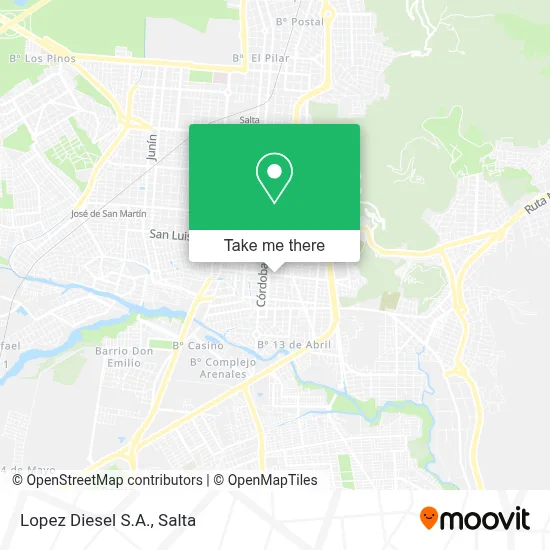 Lopez Diesel S.A. map
