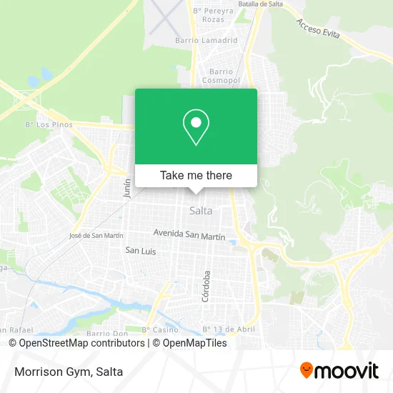 Morrison Gym map
