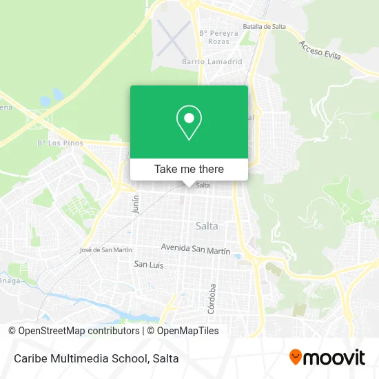 Caribe Multimedia School map