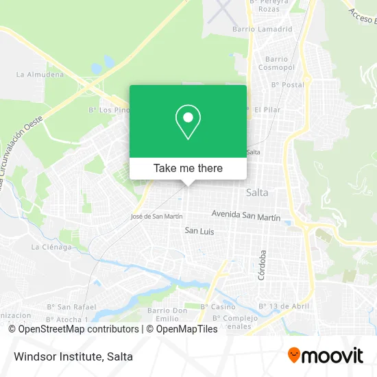 Windsor Institute map