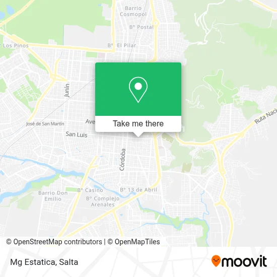 Mg Estatica map