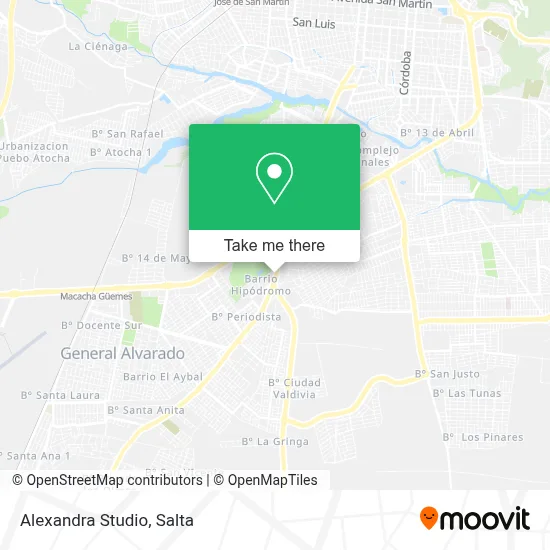 Alexandra Studio map