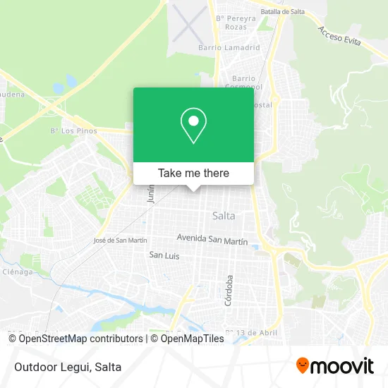 Outdoor Legui map