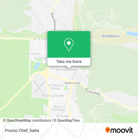 Pronto Chef map