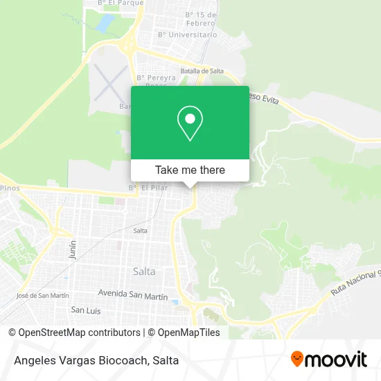 Angeles Vargas Biocoach map