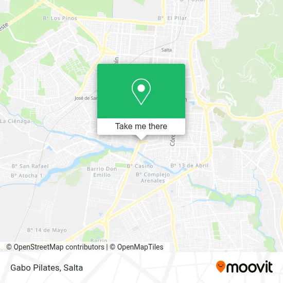 Gabo Pilates map