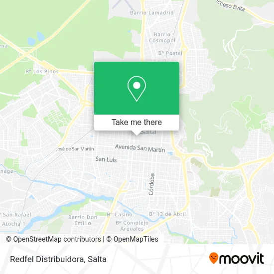 Redfel Distribuidora map
