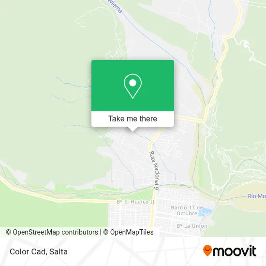 Color Cad map