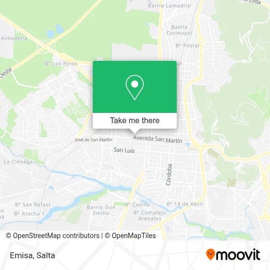 Emisa map