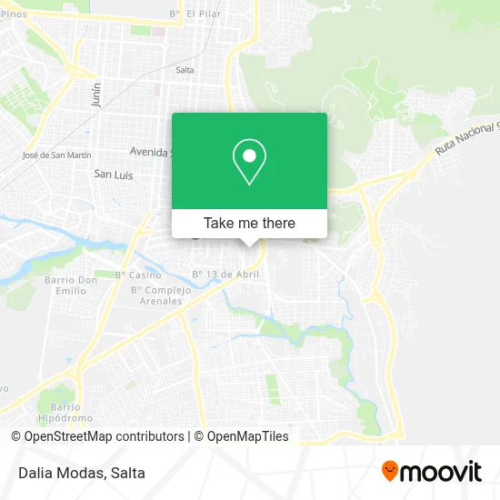 Dalia Modas map