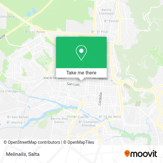 Melinails map