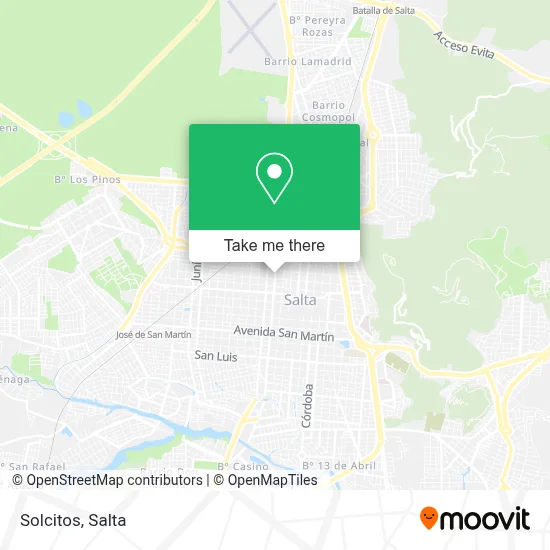 Solcitos map