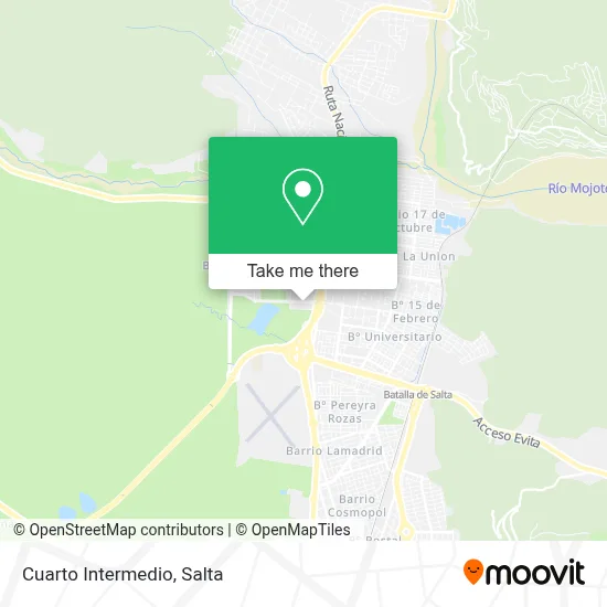 Cuarto Intermedio map