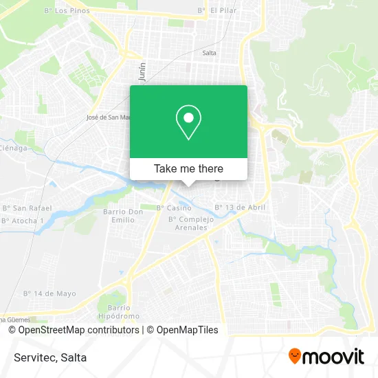Servitec map