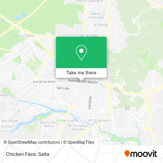 Chicken Face map