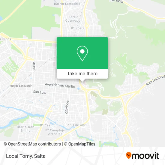 Local Tomy map