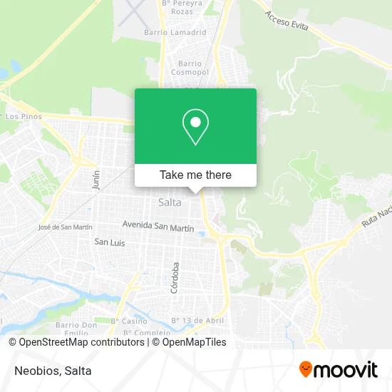 Neobios map