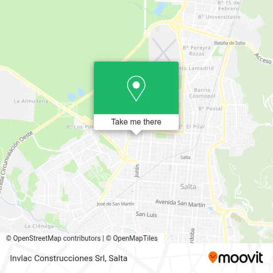 Invlac Construcciones Srl map